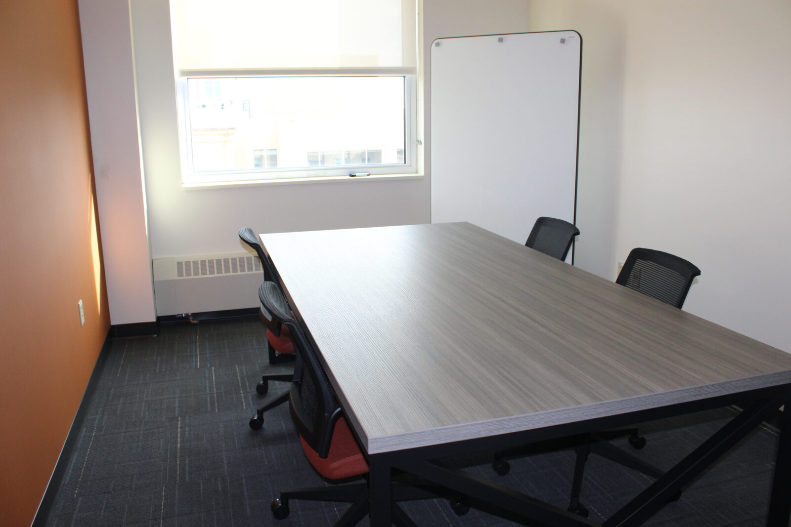 Orange Huddle Room