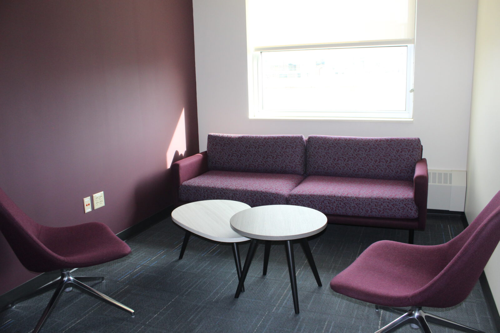 Purple Huddle Room
