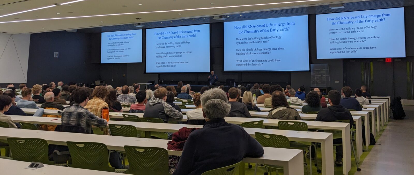 Jack Szostak presents the WiCOR Lecture on May 1, 2025